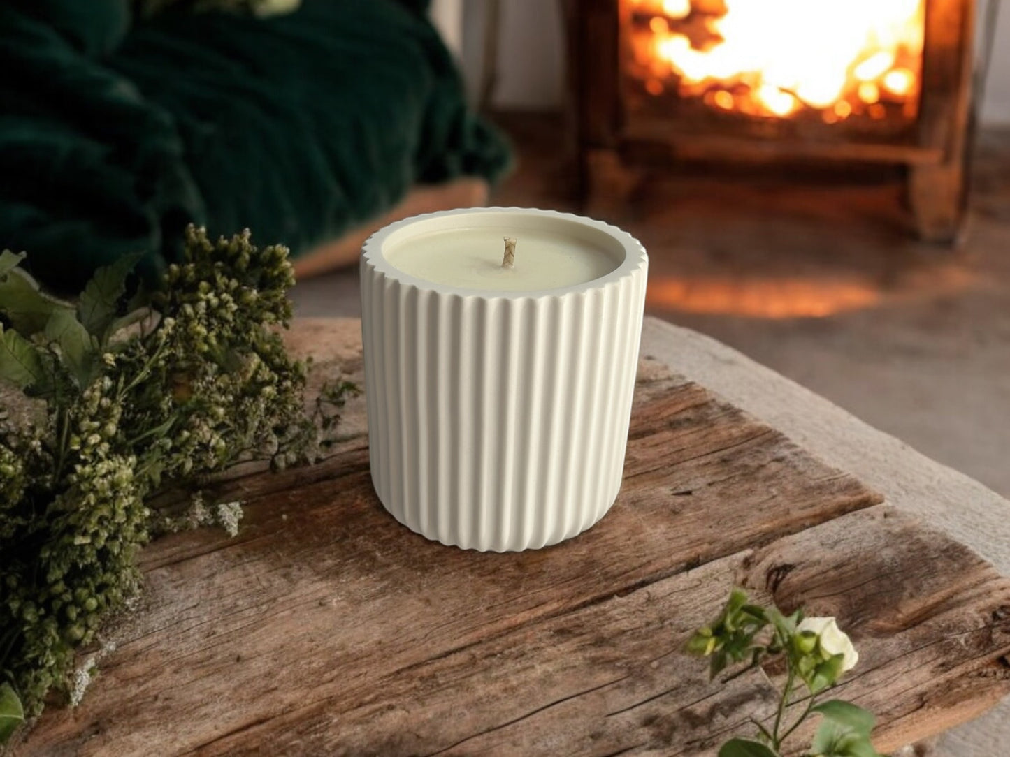 Accent Candle | Linen & Cotton | Natural Soy Wax | non-toxic | 165g