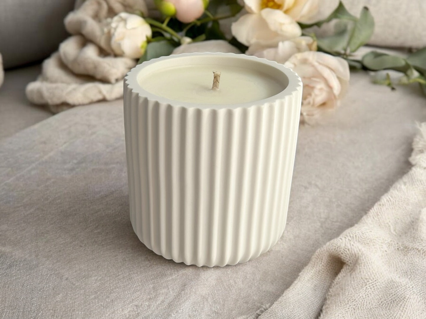 Accent Candle | Peony & Rose | Natural Soy Wax | non-toxic | 165g