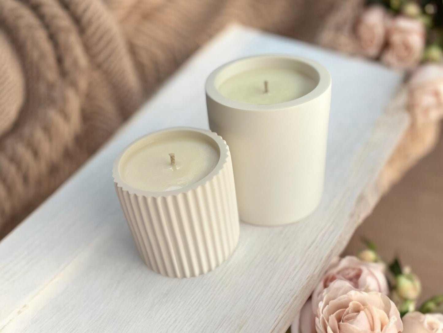 Accent Candle | Peony & Rose | Natural Soy Wax | non-toxic | 165g