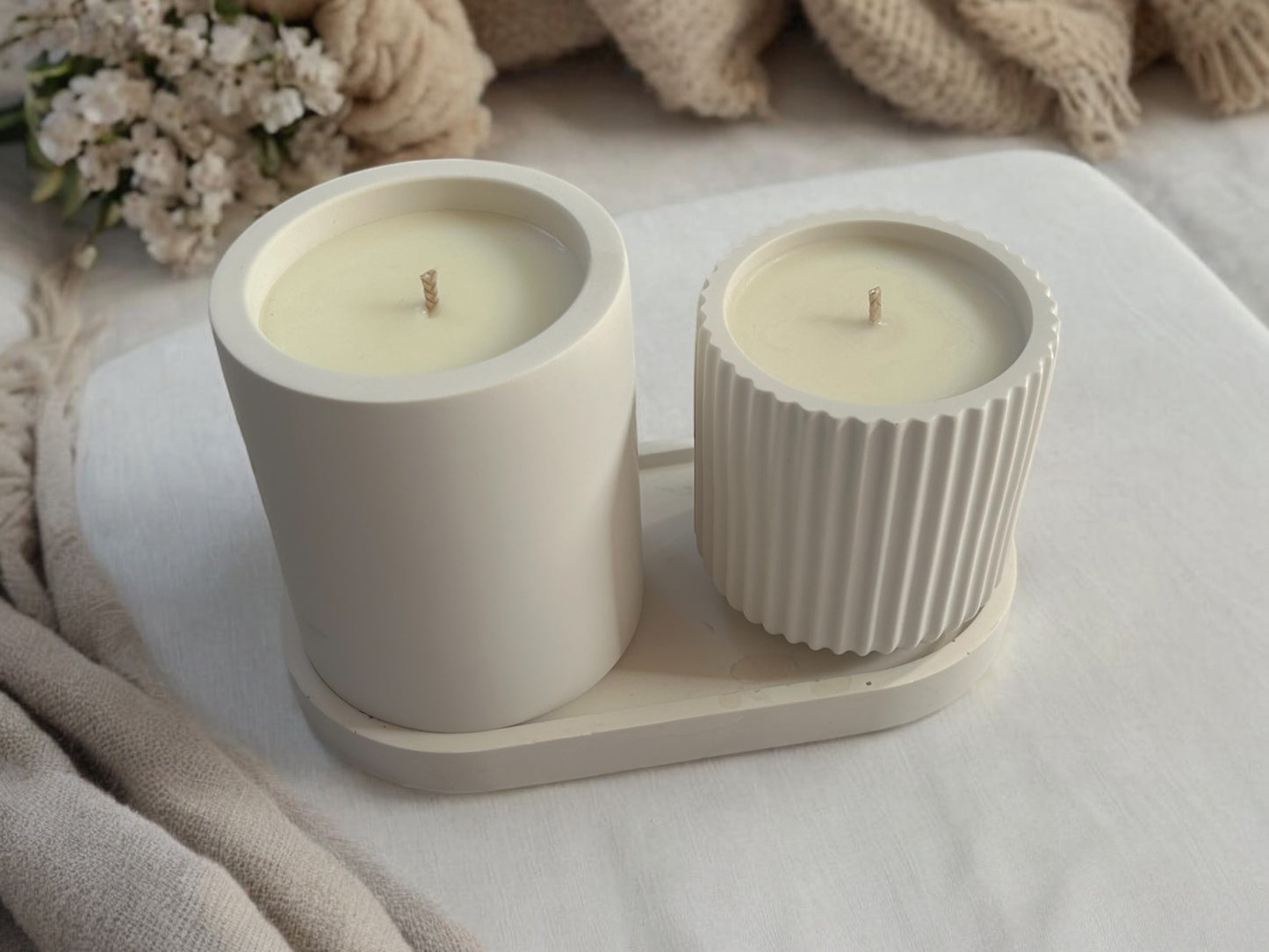 Classic Candle | Jasmine & Geranium | Natural Soy Wax | non-toxic | 250g