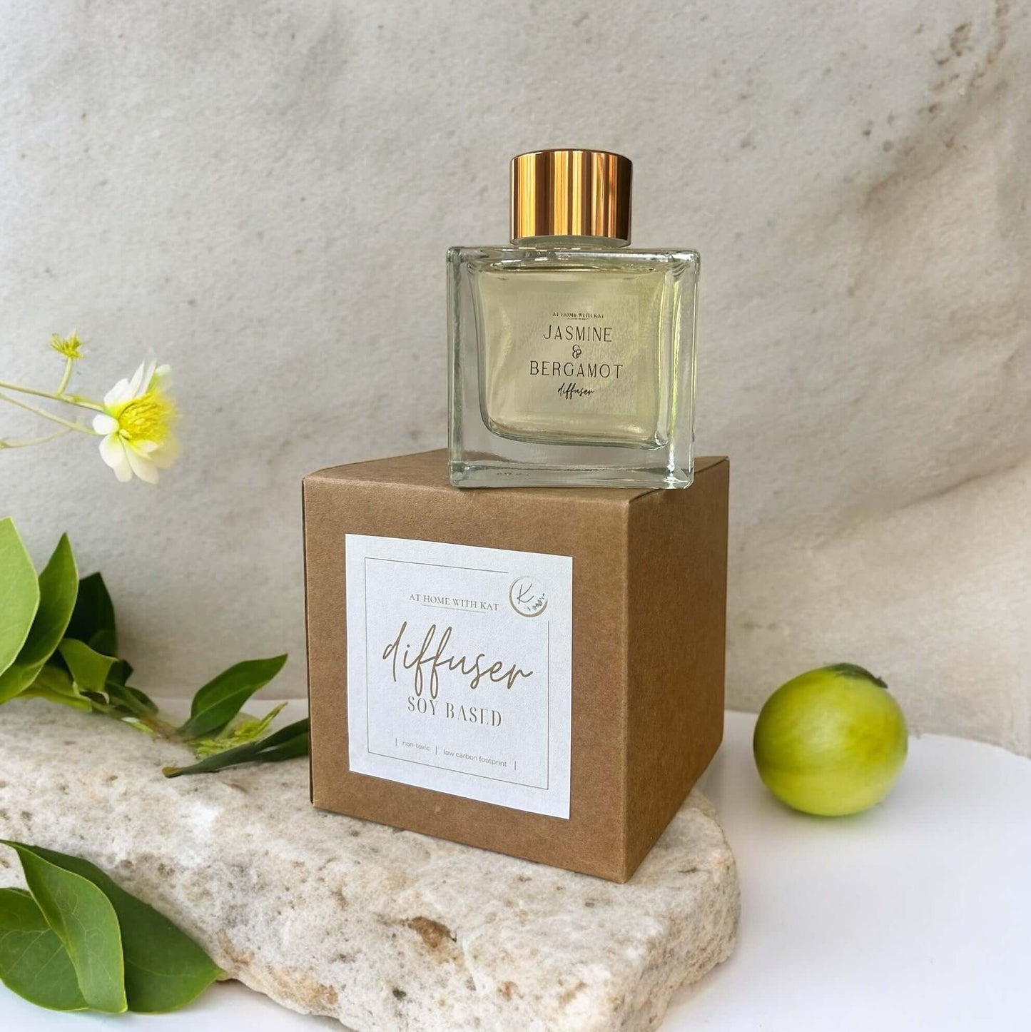 Diffuser | Jasmine & Bergamot | Soy Based | non-toxic | 100ml