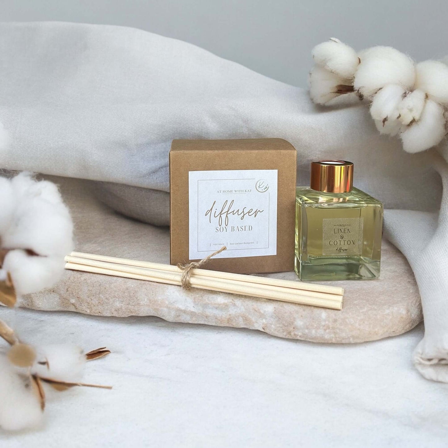 Diffuser | Linen & Cotton | Soy Based | non-toxic | 100ml