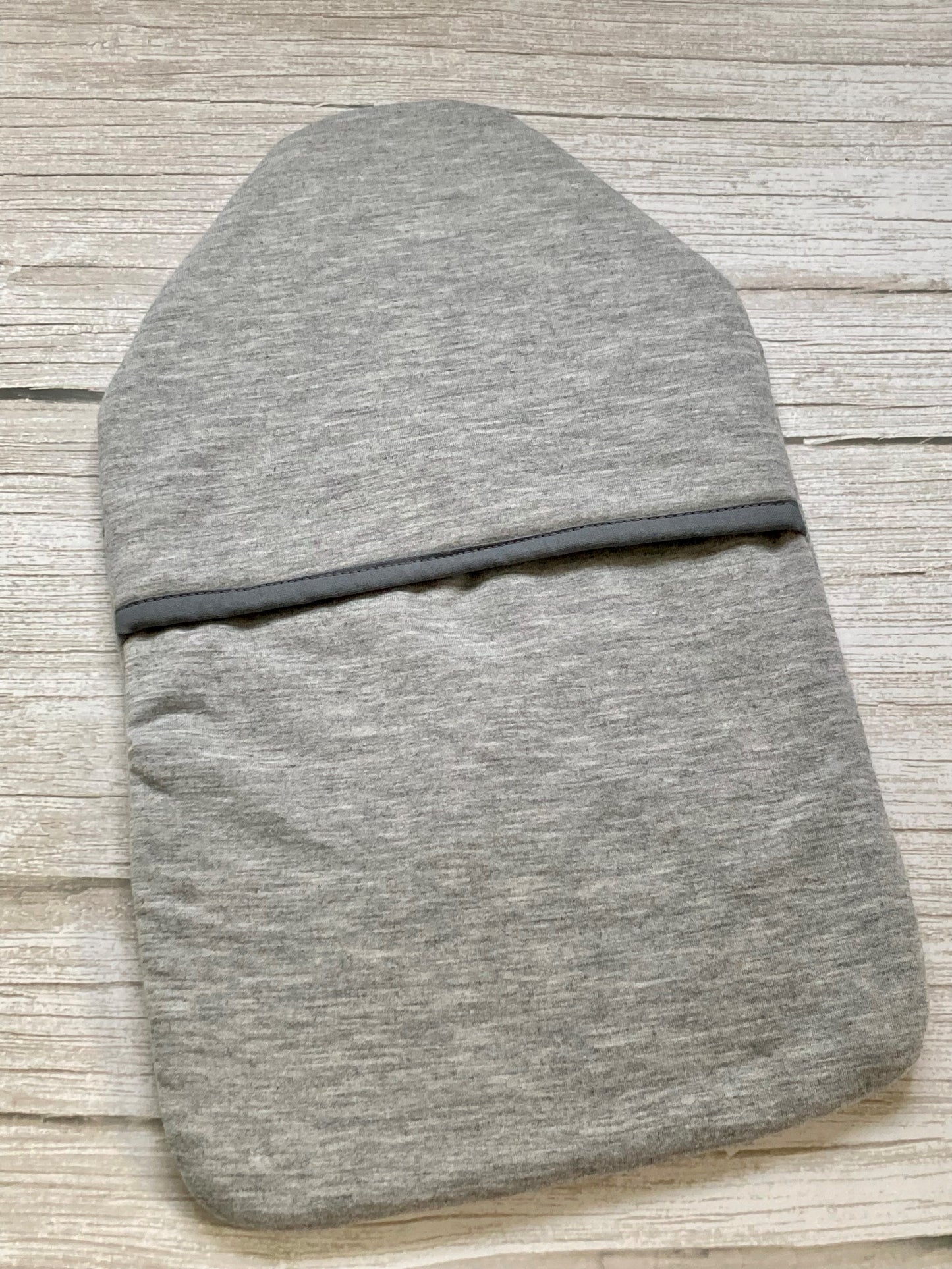 'Love, Love, Love' Grey Jersey Hot Water Bottle Cover