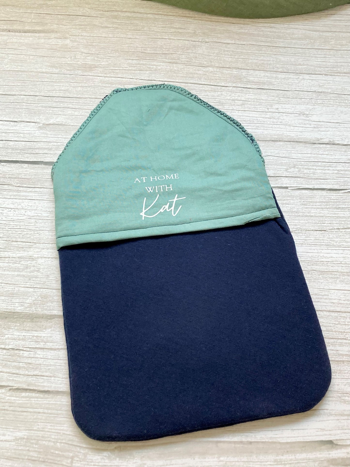 Navy Blue Hot Water Bottle Cover