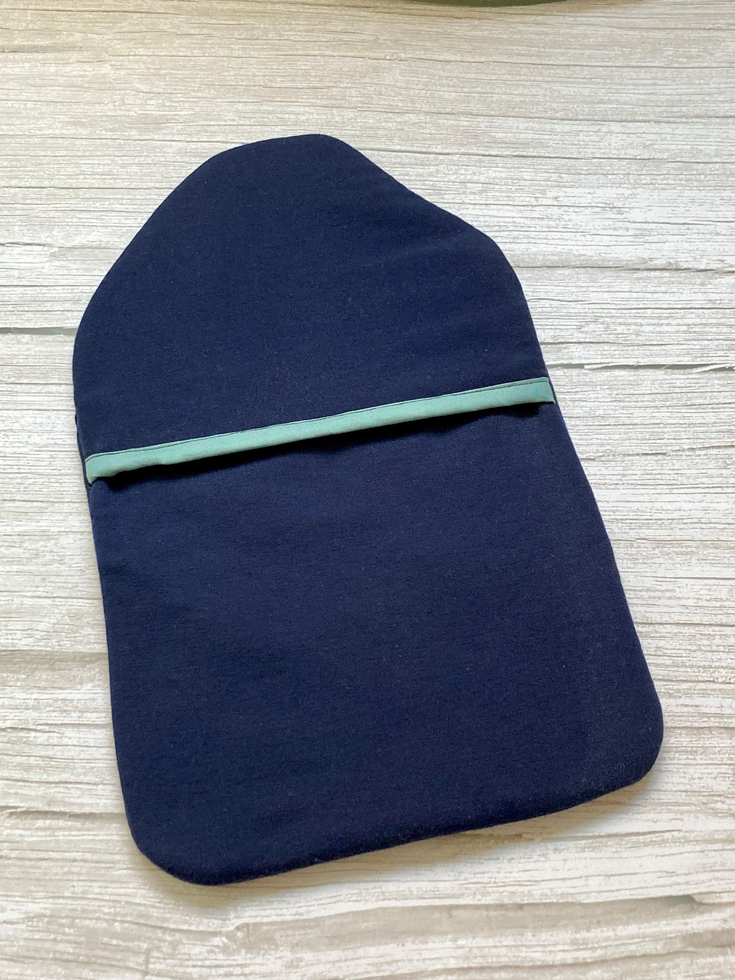 Navy Blue Hot Water Bottle Cover