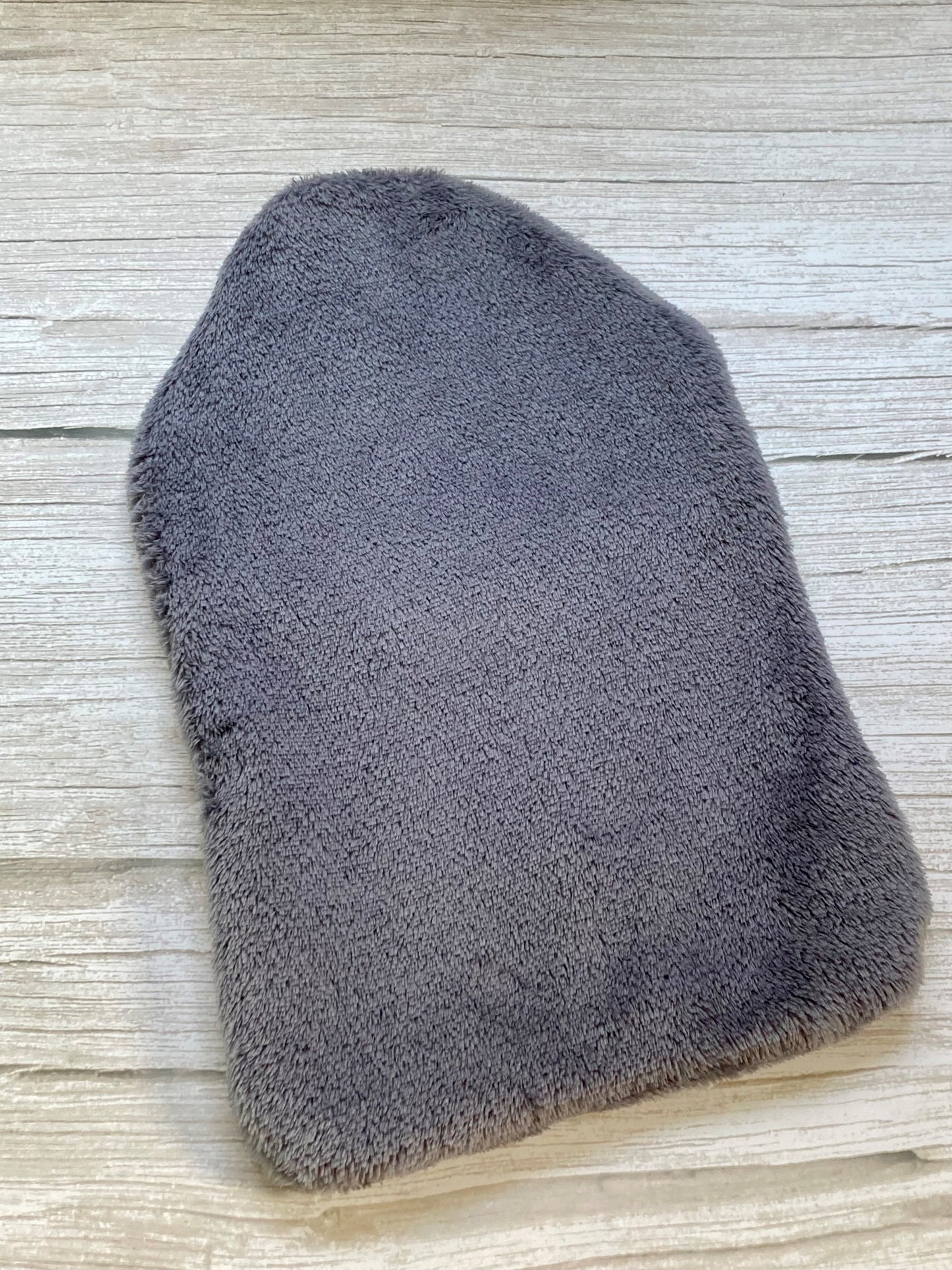 Soft, grey and fluffy Hot Water Bottle Cover