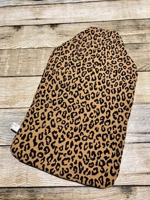 Soft Leopard Hot Water Bottle Cover