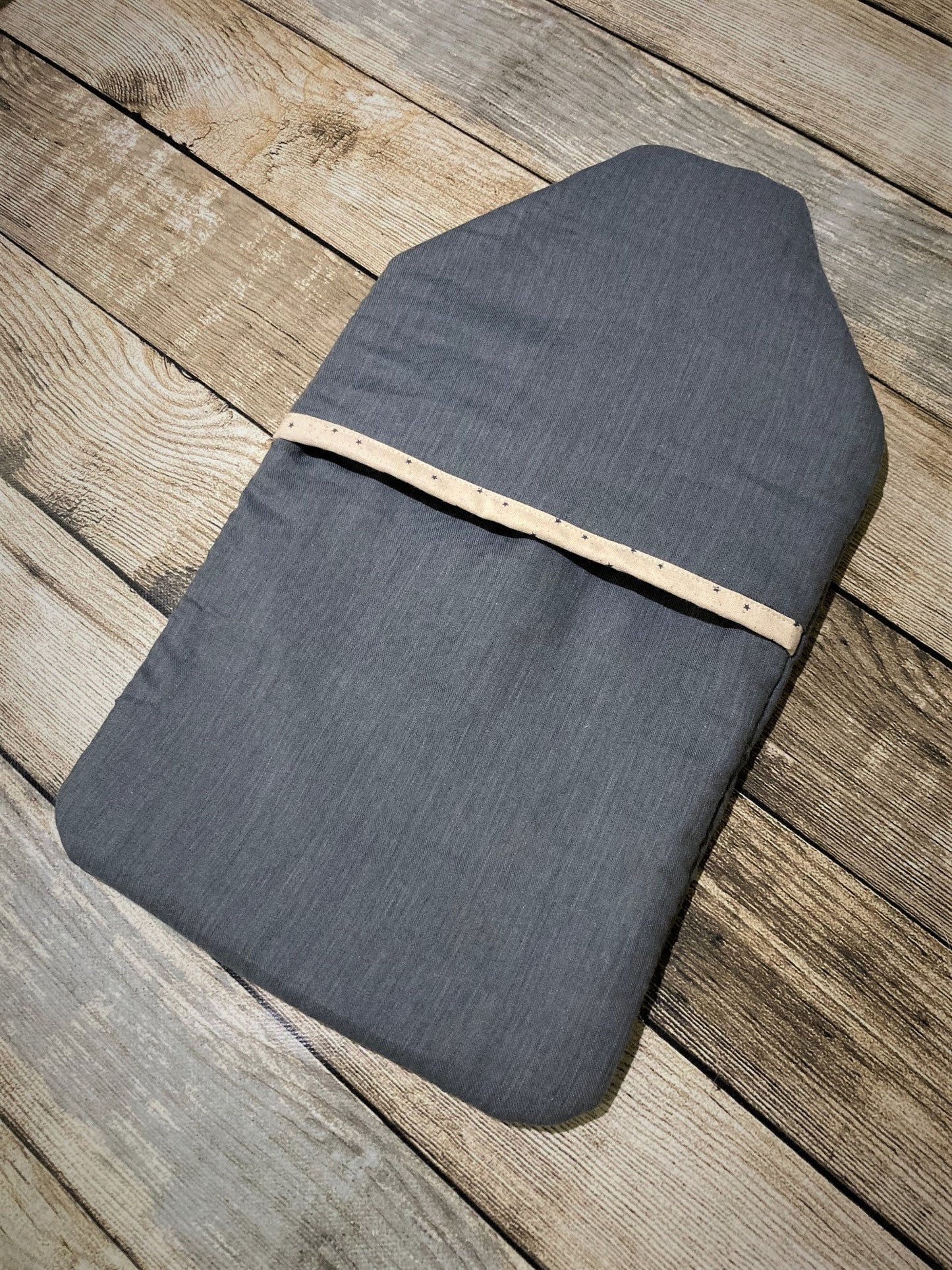 Soft Faux Denim Hot Water Bottle Cover