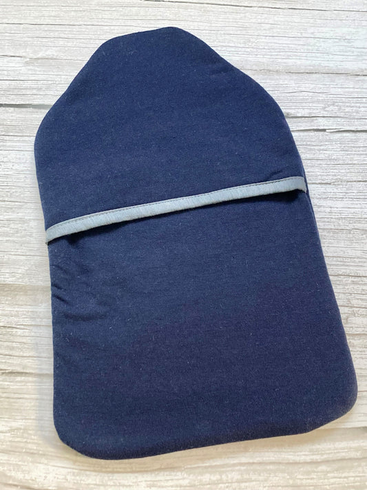 Navy Blue Hot Water Bottle Cover